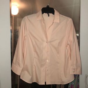 Blush Pink Button Up